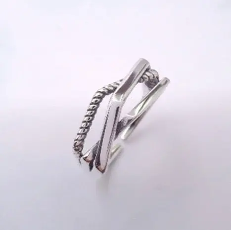 Кольцо декоративное из серебра