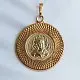 Подвеска икона из комбинированного золота