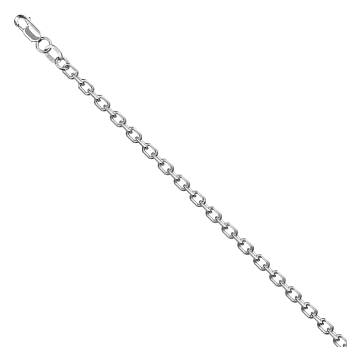 Цепь из белого золота