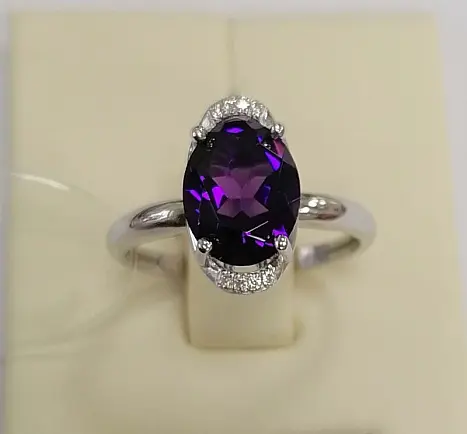 Кольцо декоративное из серебра
