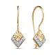 Серьги детские из красного золота