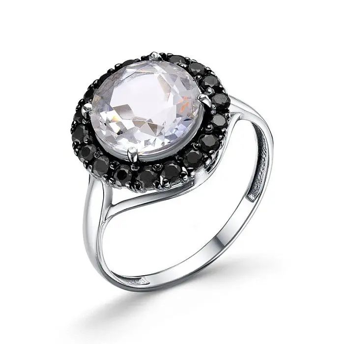 Кольцо декоративное из серебра