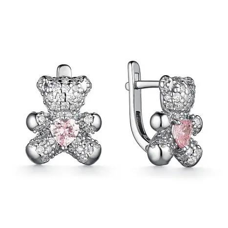 Серьги детские из серебра