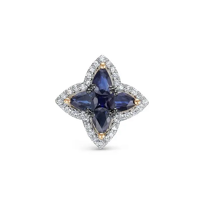 Подвеска бегунок из красного золота