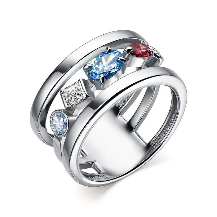 Кольцо декоративное из серебра