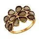 Кольцо декоративное из красного золота