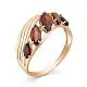Кольцо декоративное из красного золота