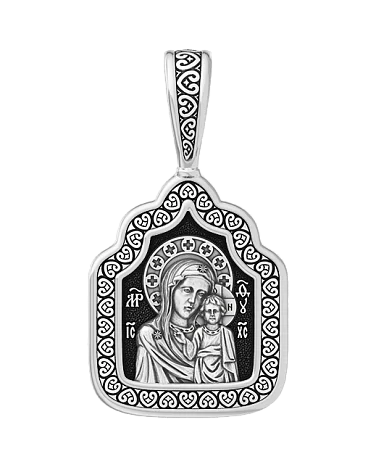 Подвеска икона из серебра