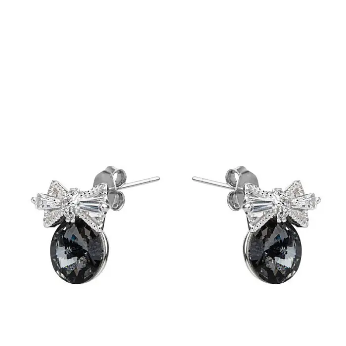 Серьги пуссеты из серебра