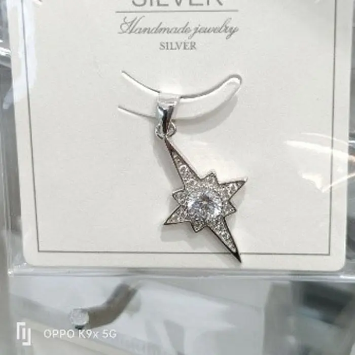 Подвеска декоративная из серебра