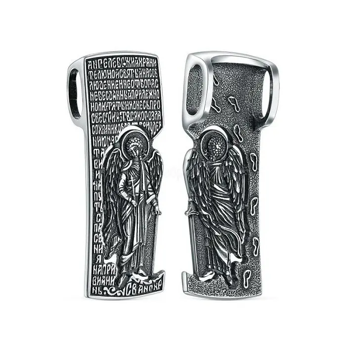 Подвеска икона из серебра вид 1