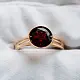 Кольцо декоративное из красного золота