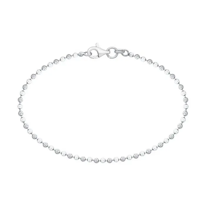 Браслет цепочный из серебра