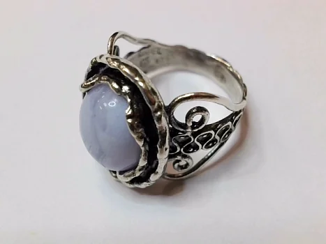 Кольцо декоративное из серебра
