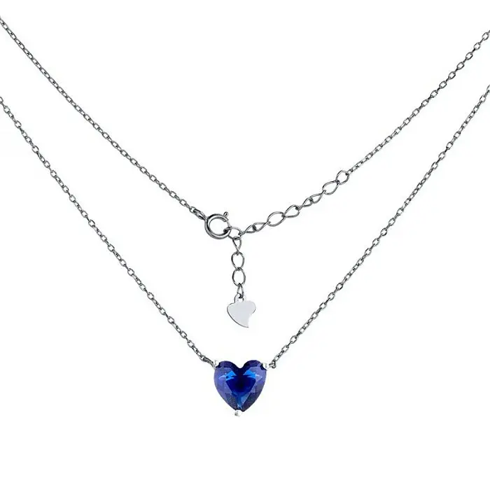 Цепь колье из серебра