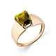 Кольцо декоративное из красного золота