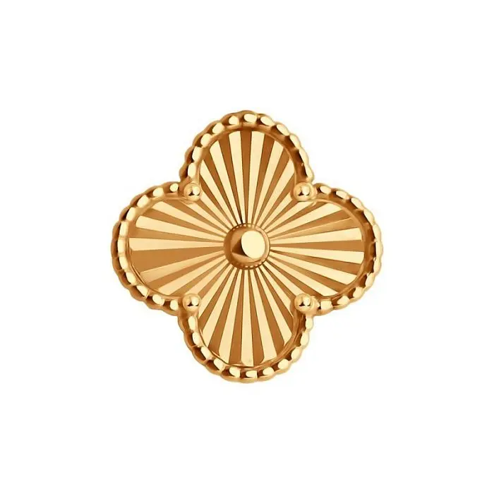 Подвеска бегунок из красного золота