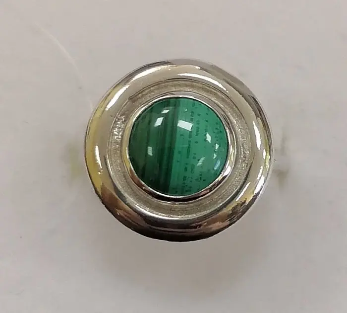 Кольцо декоративное из серебра