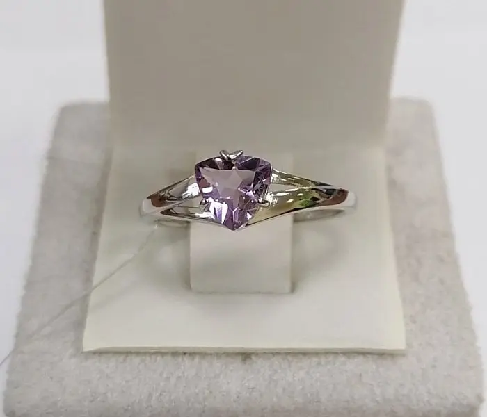 Кольцо декоративное из серебра