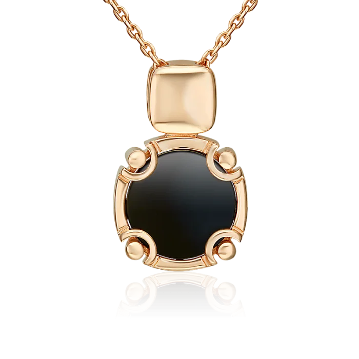 Подвеска бегунок из красного золота