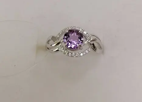 Кольцо декоративное из серебра