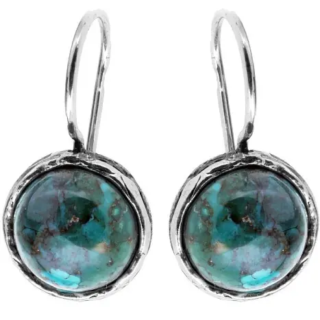 Серьги петельки из серебра
