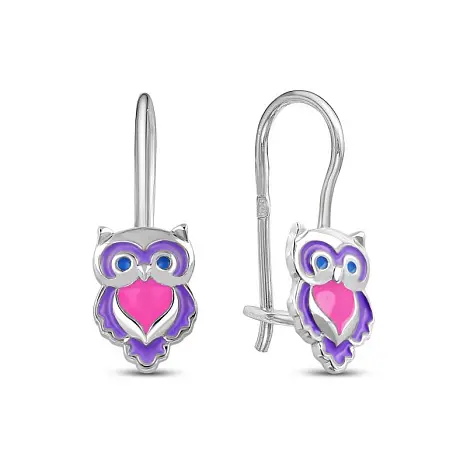 Серьги детские из серебра