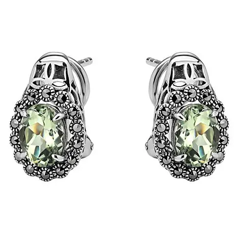 Серьги с английским замком из серебра