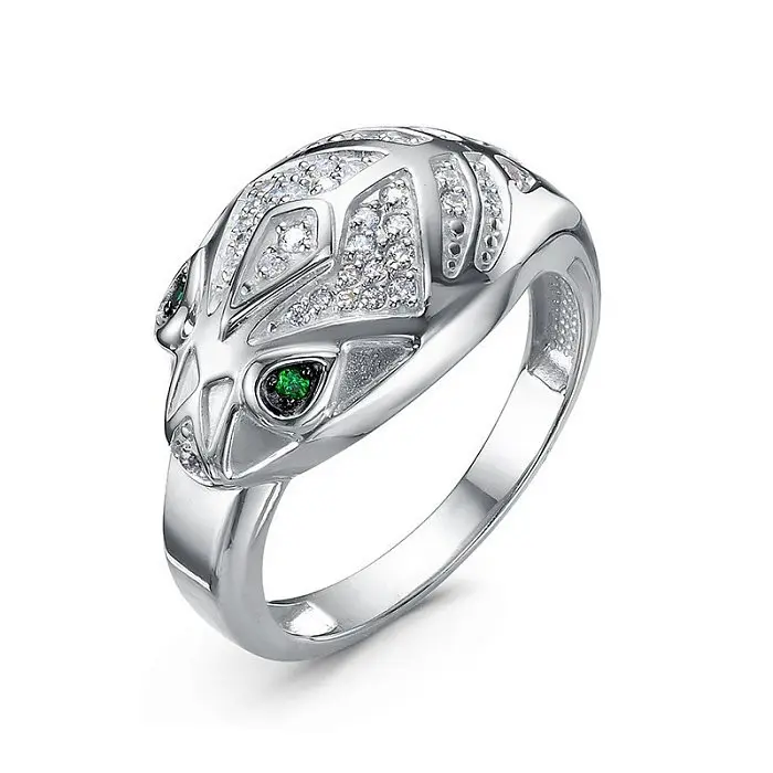 Кольцо декоративное из серебра