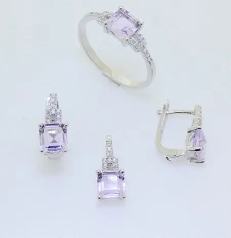 Серьги с английским замком из серебра