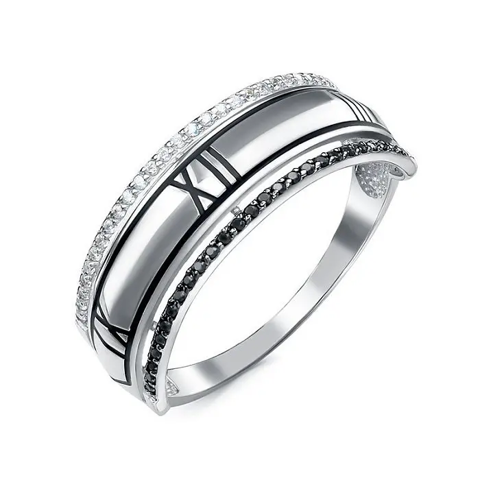 Кольцо декоративное из серебра