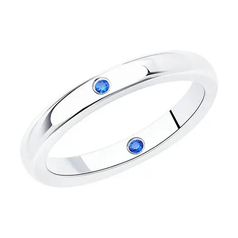Кольцо декоративное из серебра