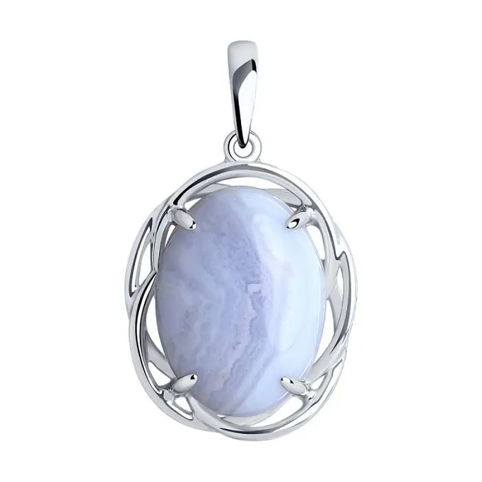 Подвеска декоративная из серебра