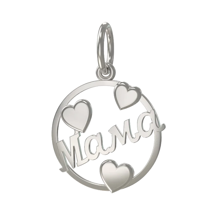 Подвеска декоративная из серебра