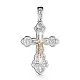 Подвеска крест из серебра