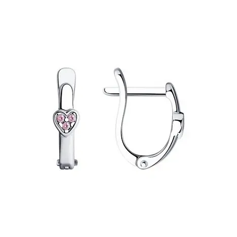 Серьги детские из серебра
