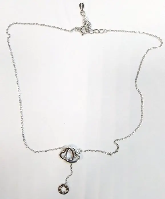 Цепь колье из серебра