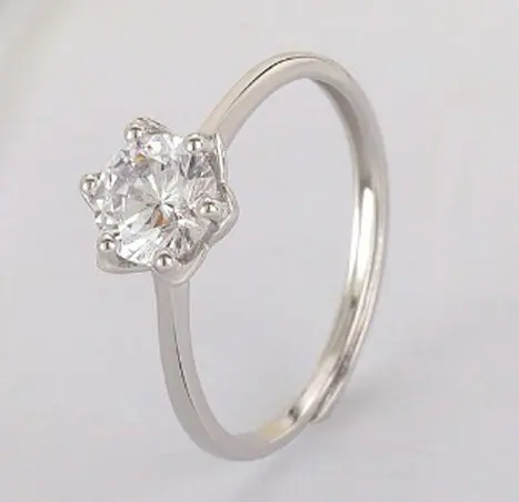Кольцо декоративное из серебра