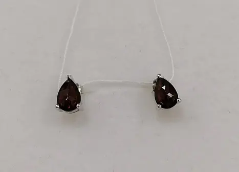 Серьги пуссеты из серебра