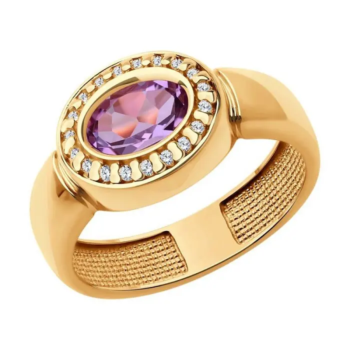 Кольцо декоративное из позолоты