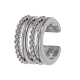 Серьги каффы из серебра