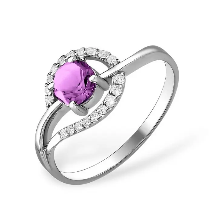 Кольцо декоративное из серебра