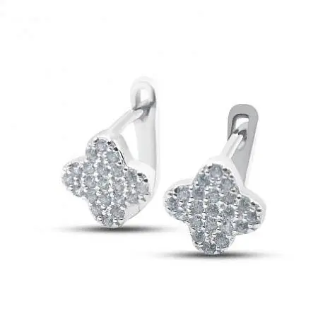 Серьги детские из серебра