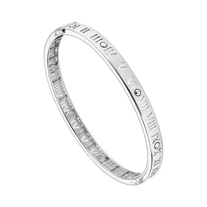 Браслет жесткий из серебра