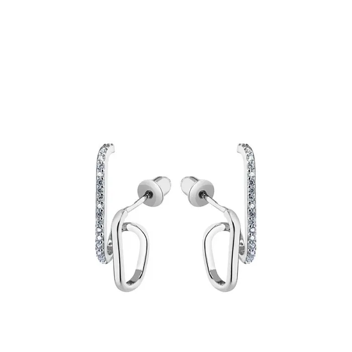 Серьги пуссеты из серебра
