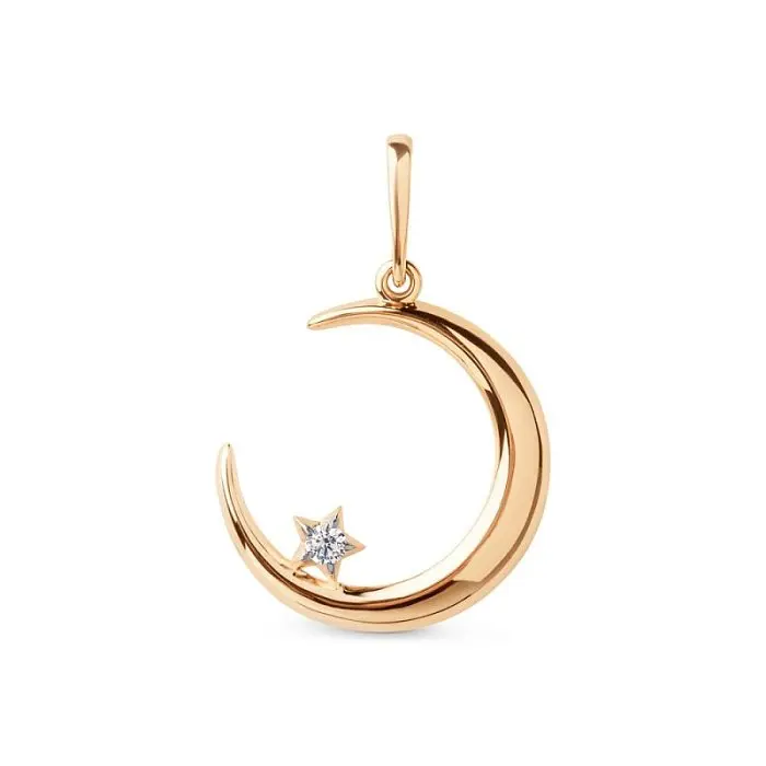 Подвеска мусульманская из красного золота