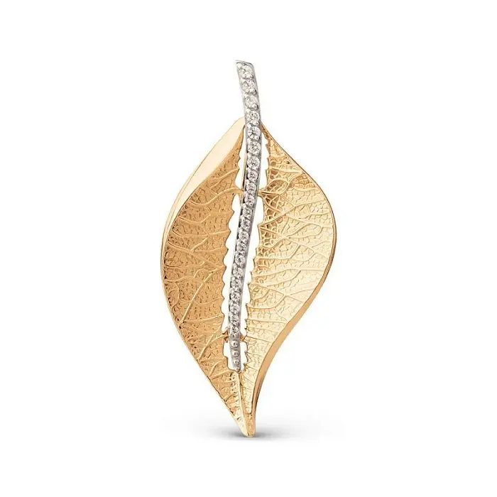 Подвеска декоративная из красного золота