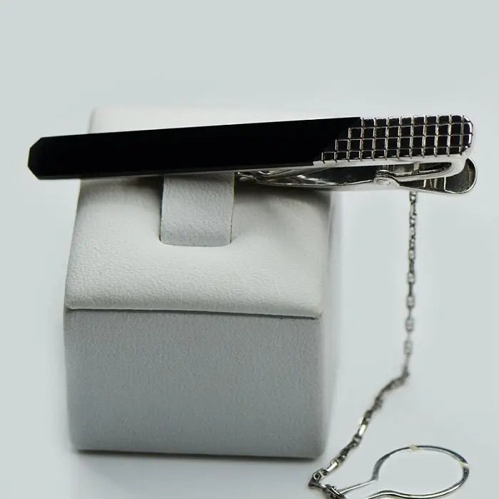 Зажим для галстука из белого золота