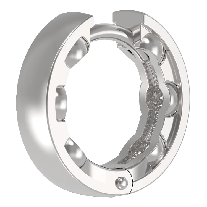 Серьги конго из серебра