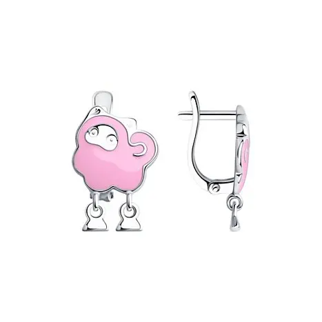 Серьги детские из серебра